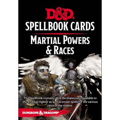 Dungeons and Dragons : Spellbook Cards - Martial | Boutique FDB
