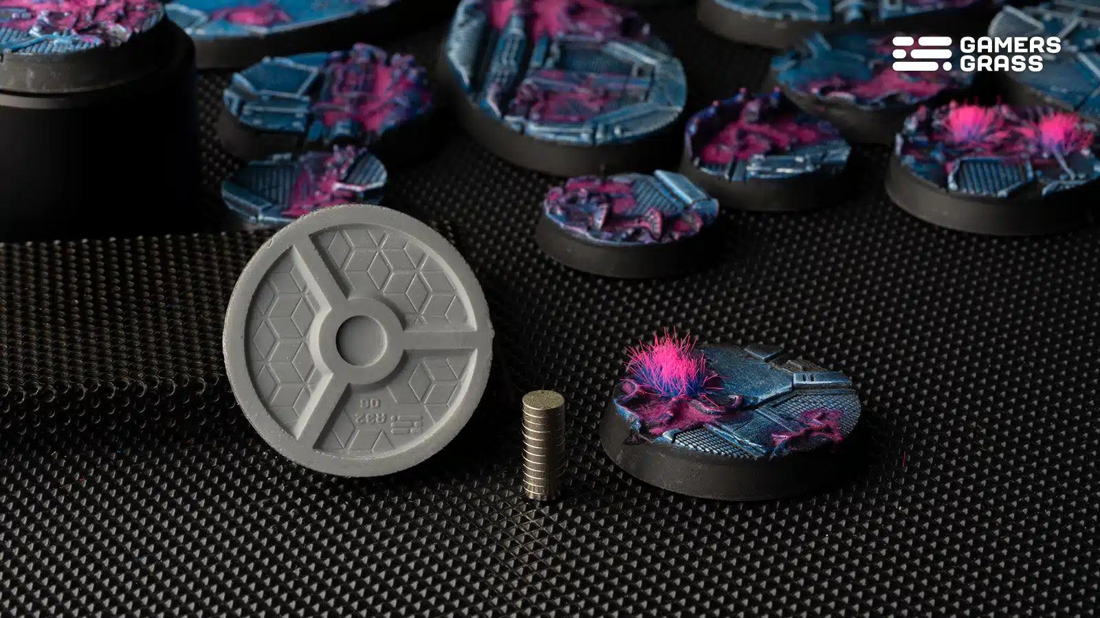 GamersGrass - Battle Ready Bases - Alien Infestation, Round 32mm | Boutique FDB