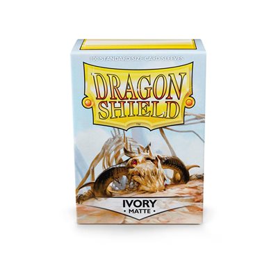 Dragon Shield Matte Sleeves - Ivory (100) | Boutique FDB