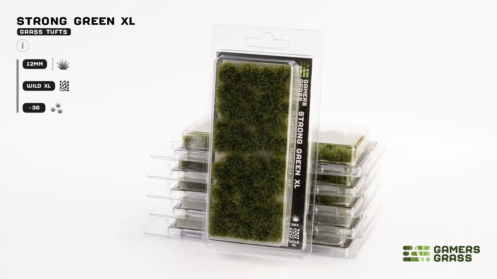 GAMERSGRASS: STRONG GREEN - XL WILD TUFTS - 12MM | Boutique FDB