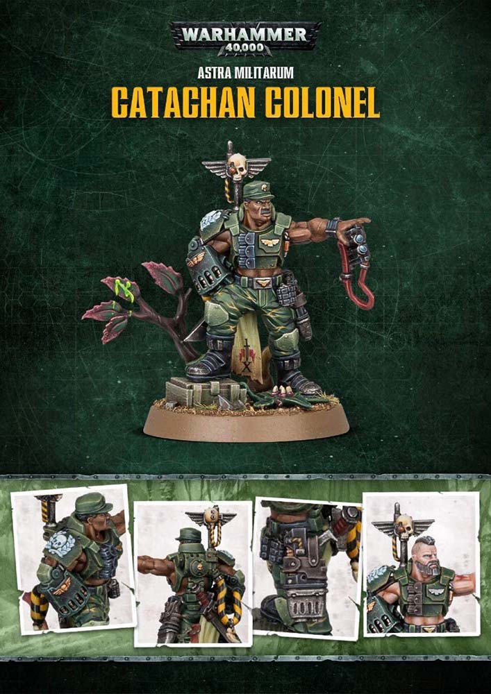 Warhammer 40K : Astra Militarum - Catachan Colonel (Store Anniversary Edition) | Boutique FDB