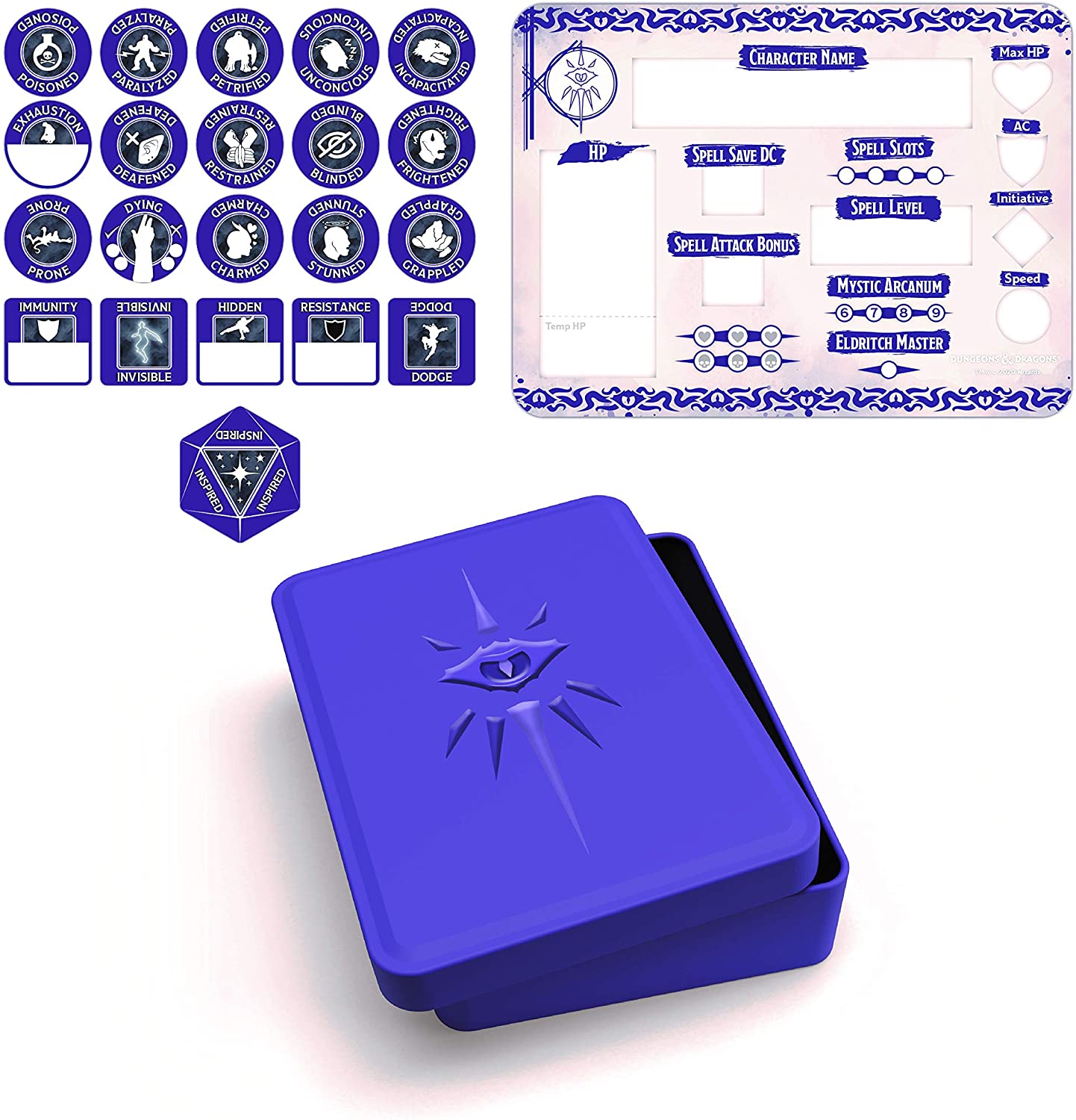 Dungeons and Dragons : Token Set - Warlock | Boutique FDB