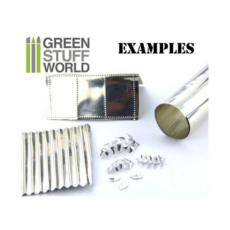 Green Stuff World : Flexible Tin Pewter Metal Foil 10x45cm | Boutique FDB