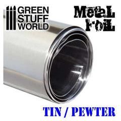 Green Stuff World : Flexible Tin Pewter Metal Foil 10x45cm | Boutique FDB