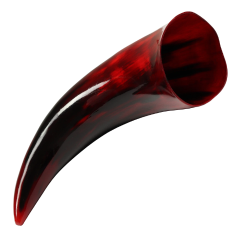 Calimacil : Drinking Horn - 500ml - Smooth Red | Boutique FDB