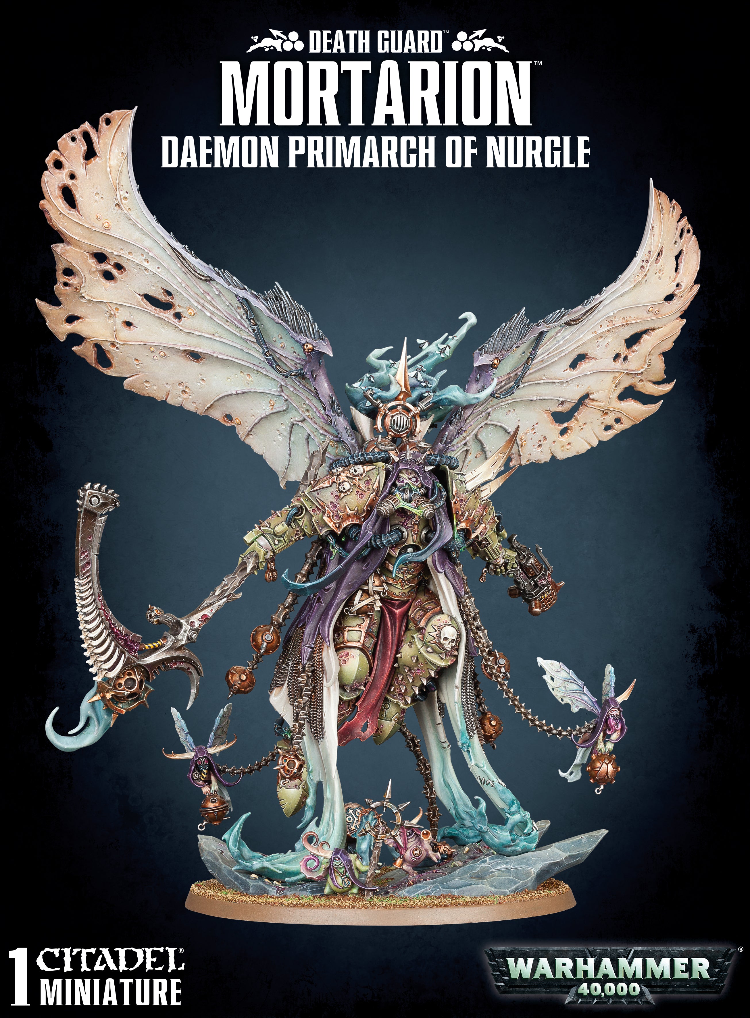 Warhammer 40K : Death Guard - Mortarion, Daemon Primarch of Nurgle | Boutique FDB