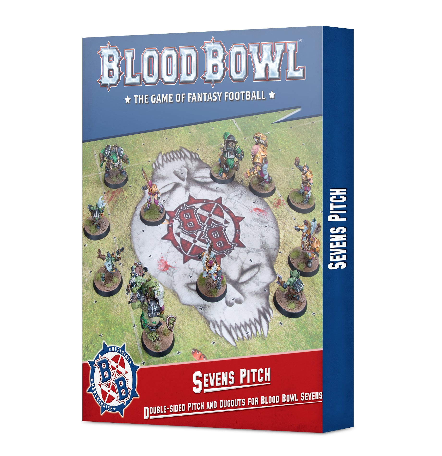 Blood Bowl : Sevens Pitch - Double-sided Pitch and Dugouts | Boutique FDB
