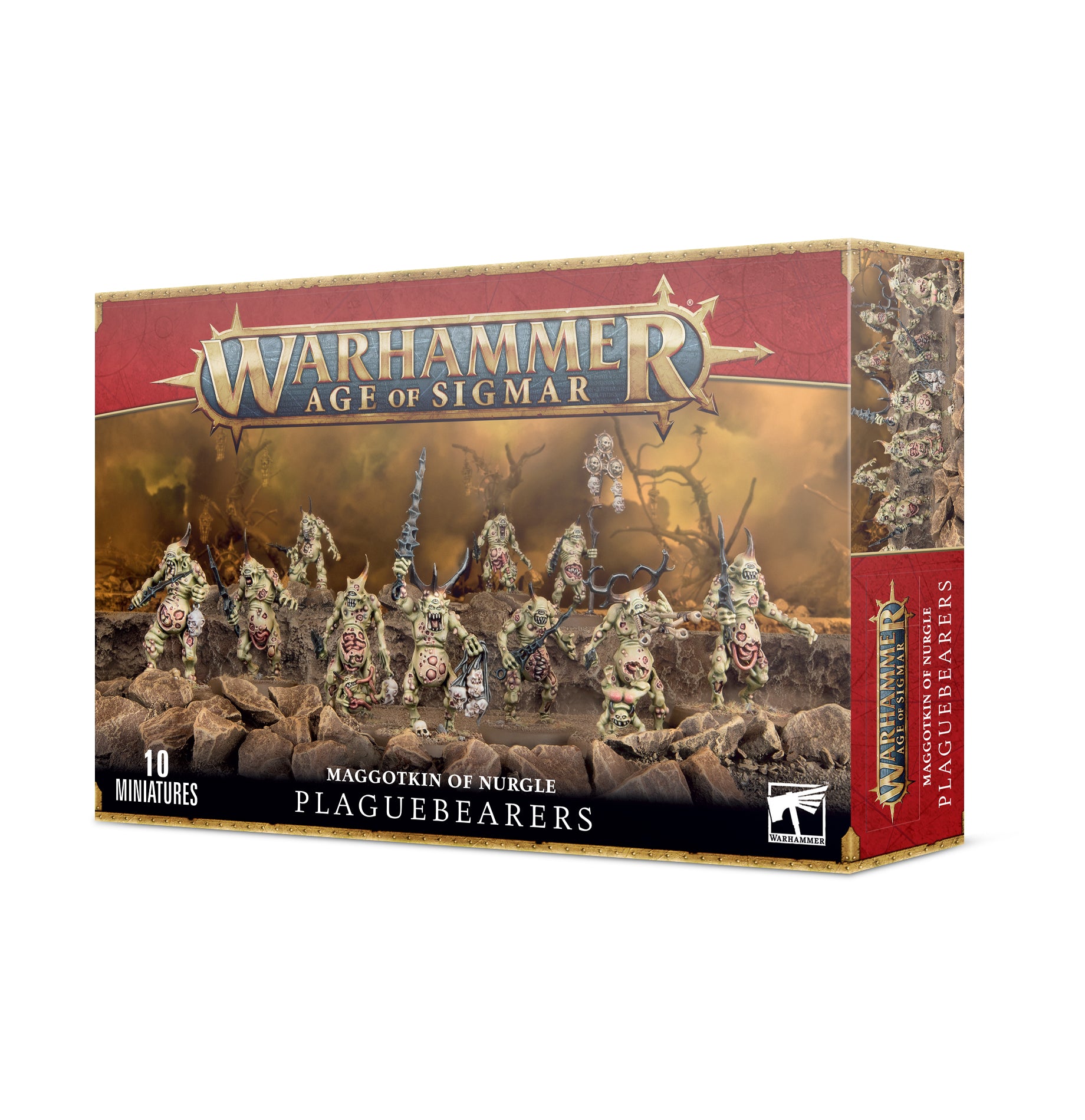 WARHAMMER AoS: MAGGOTKIN OF NURGLE - PLAGUEBEARERS | Boutique FDB