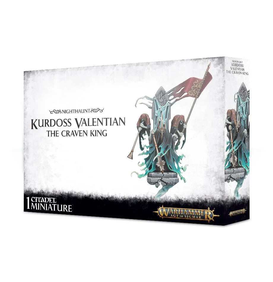 Age of Sigmar : Nighthaunt - Kurdoss Valentian The Craven King | Boutique FDB