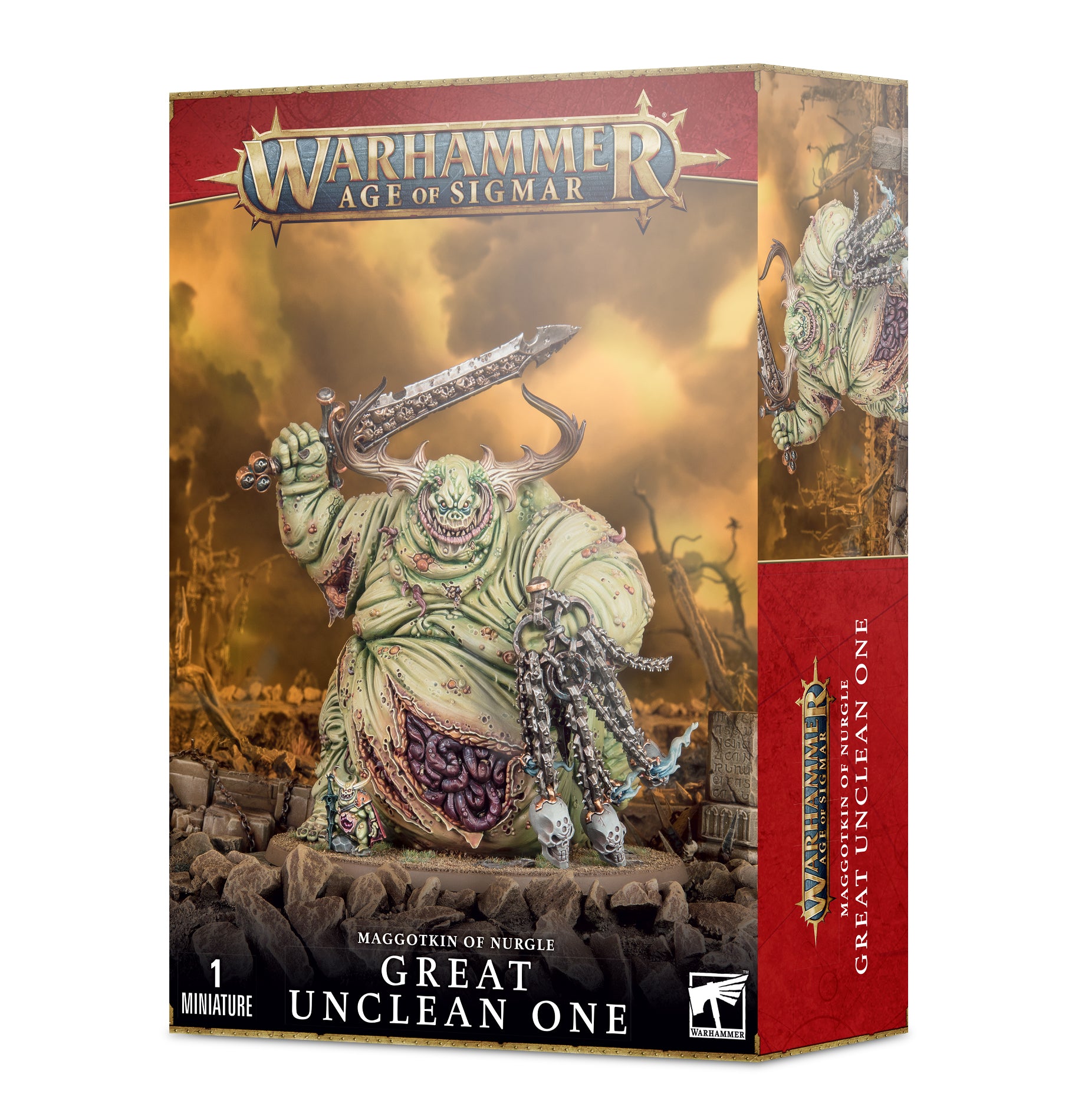WARHAMMER AoS: MAGGOTKIN OF NURGLE - GREAT UNCLEAN ONE | Boutique FDB