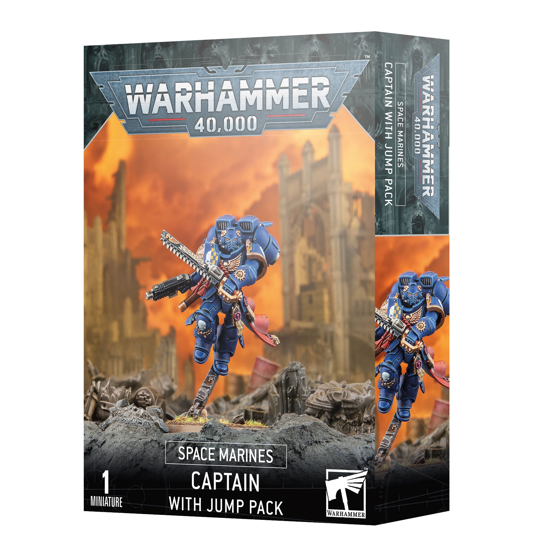 Warhammer 40K : Space Marines - Captain with Jump Pack | Boutique FDB