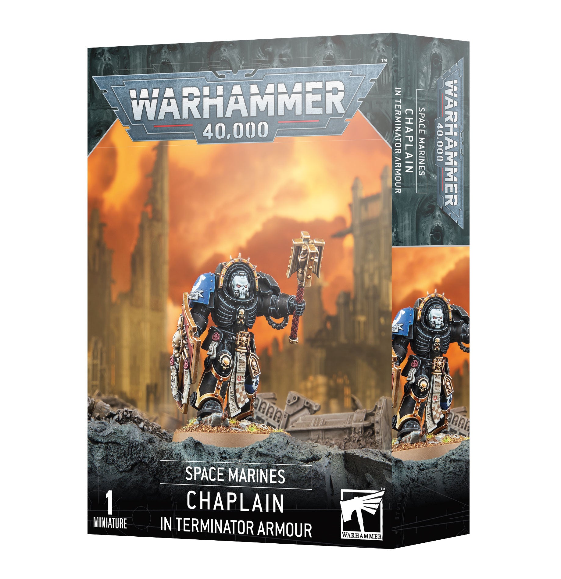 Warhammer 40K : Space Marines - Chaplain in Terminator Armour | Boutique FDB