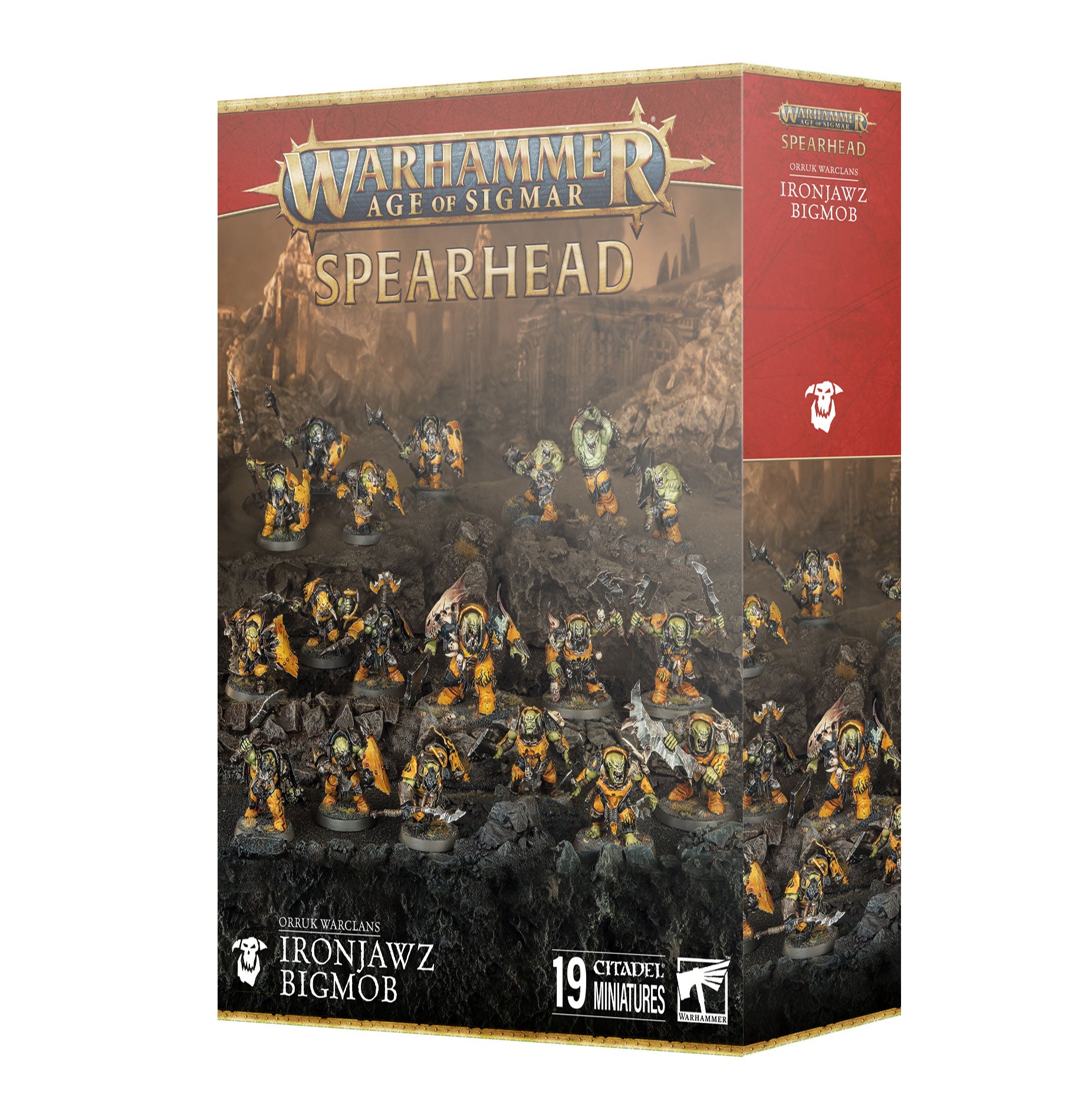 Age of Sigmar : Spearhead: Orruk Warclans – Ironjawz Bigmob | Boutique FDB