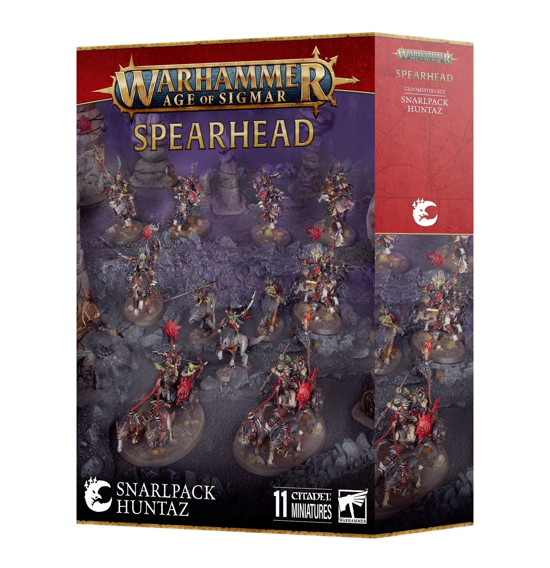 Age Of Sigmar: Spearhead - Gloomspit Gitz - Snarlpack Huntaz | Boutique FDB