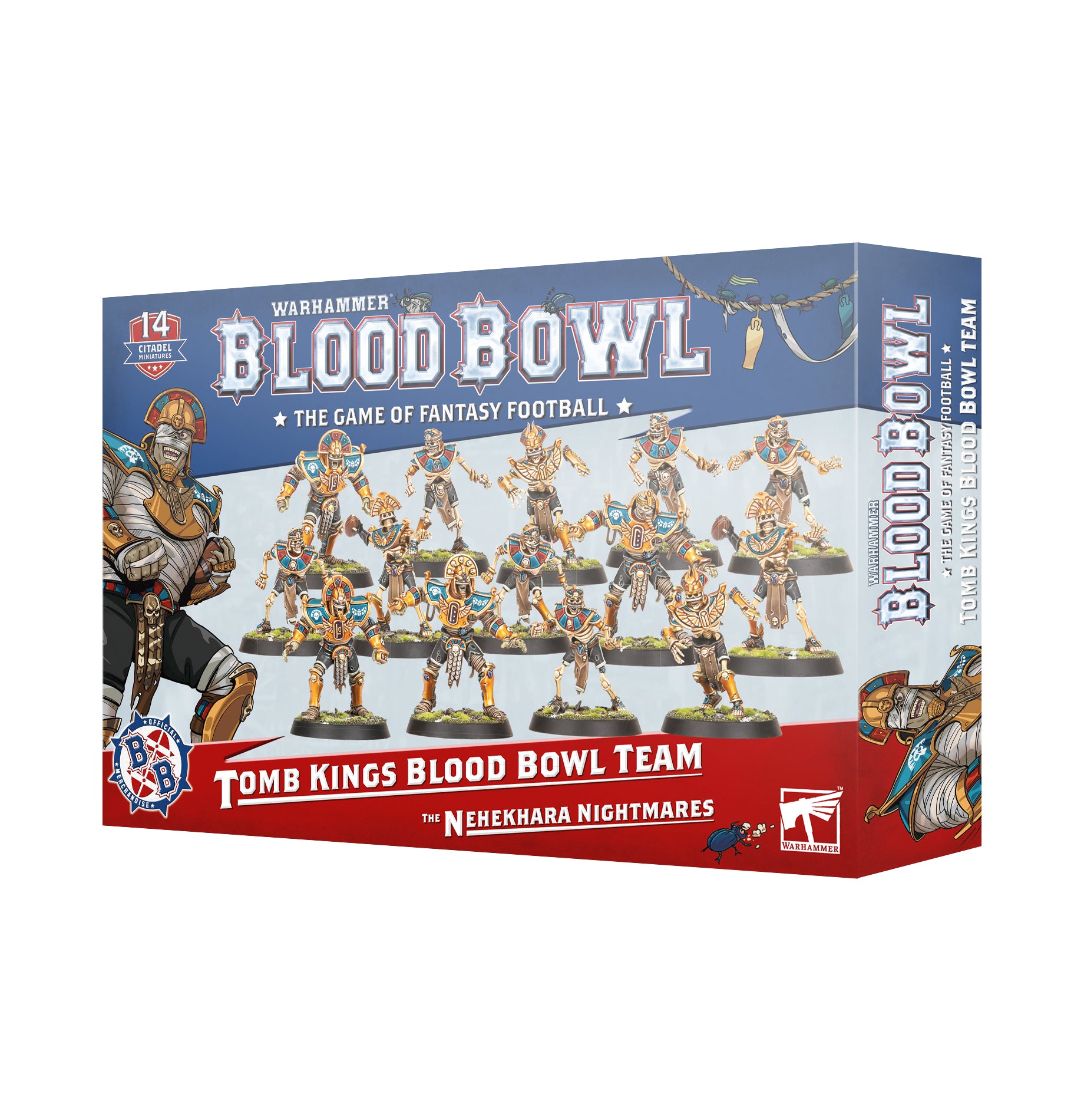 Blood Bowl : Tomb Kings Blood Bowl Team: The Nehekhara Nightmares | Boutique FDB