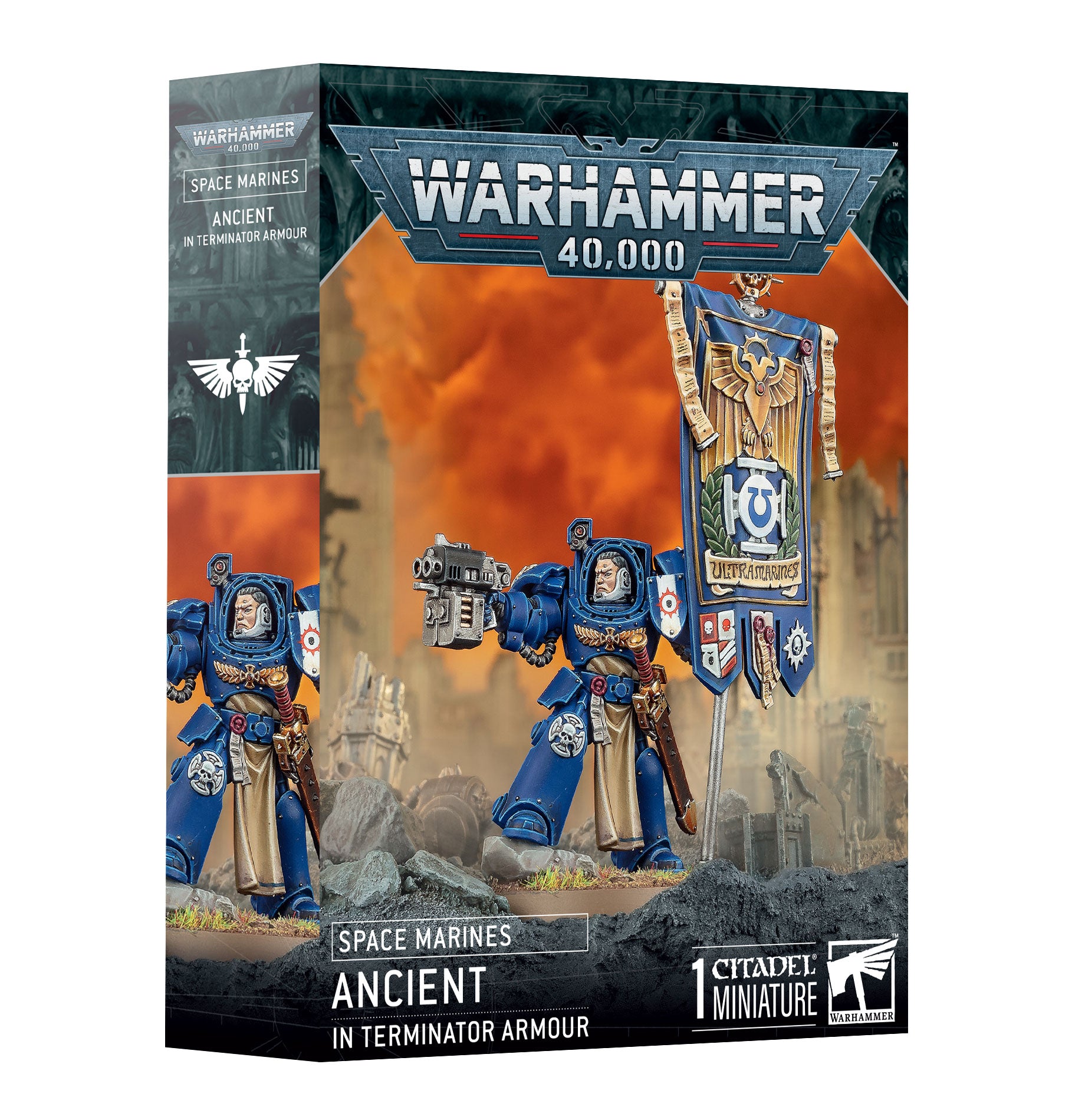 Warhammer40k : Space Marines : Ancient in Terminator Armour | Boutique FDB