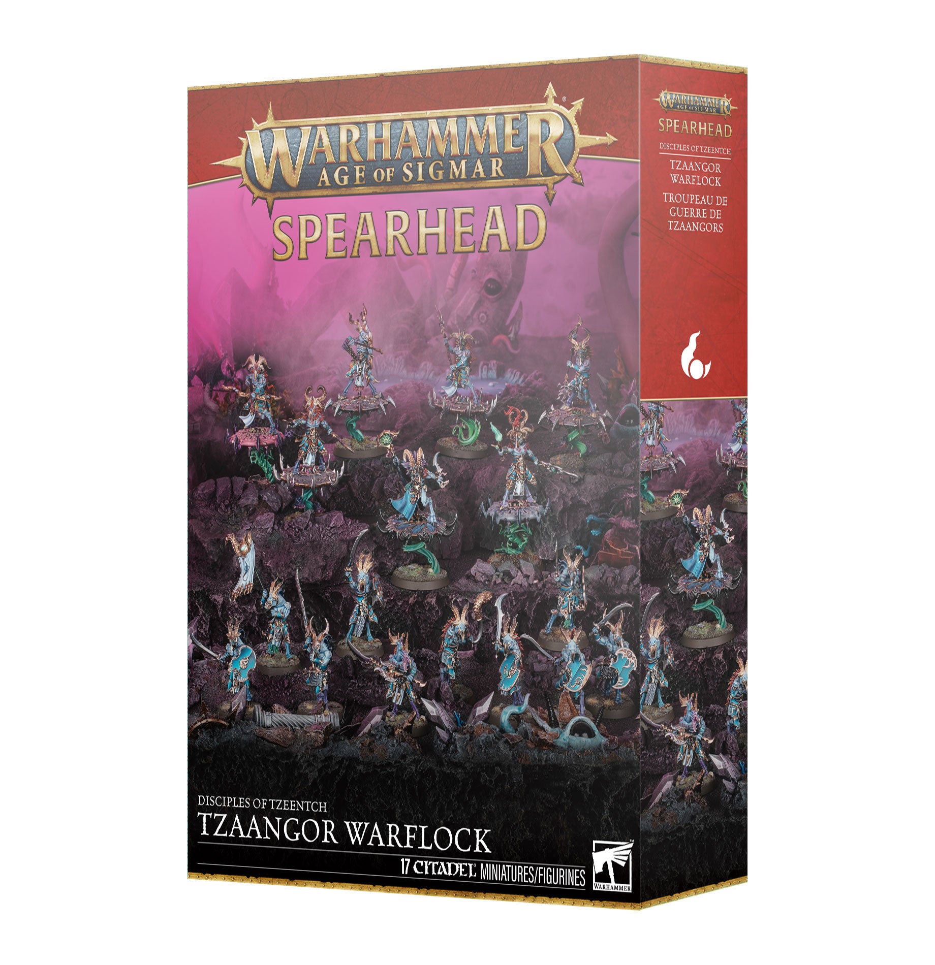 WARHAMMER AoS : SPEARHEAD- DISCIPLES OF TZEENTCH - Tzaangor Warflock | Boutique FDB