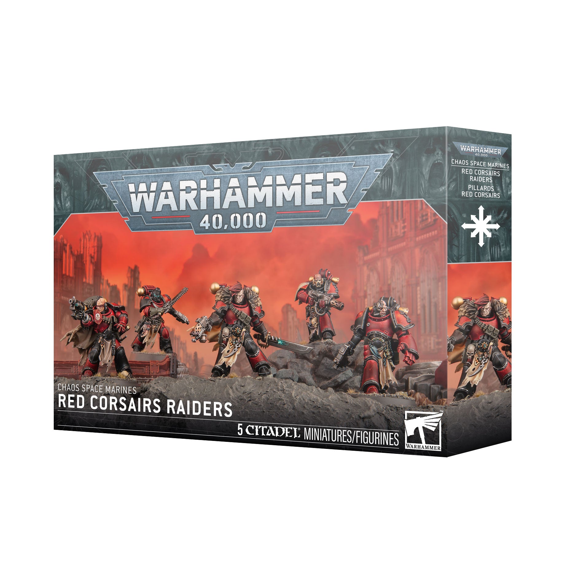 WARHAMMER 40K: CHAOS SPACE MARINES - RED CORSAIR RAIDERS | Boutique FDB