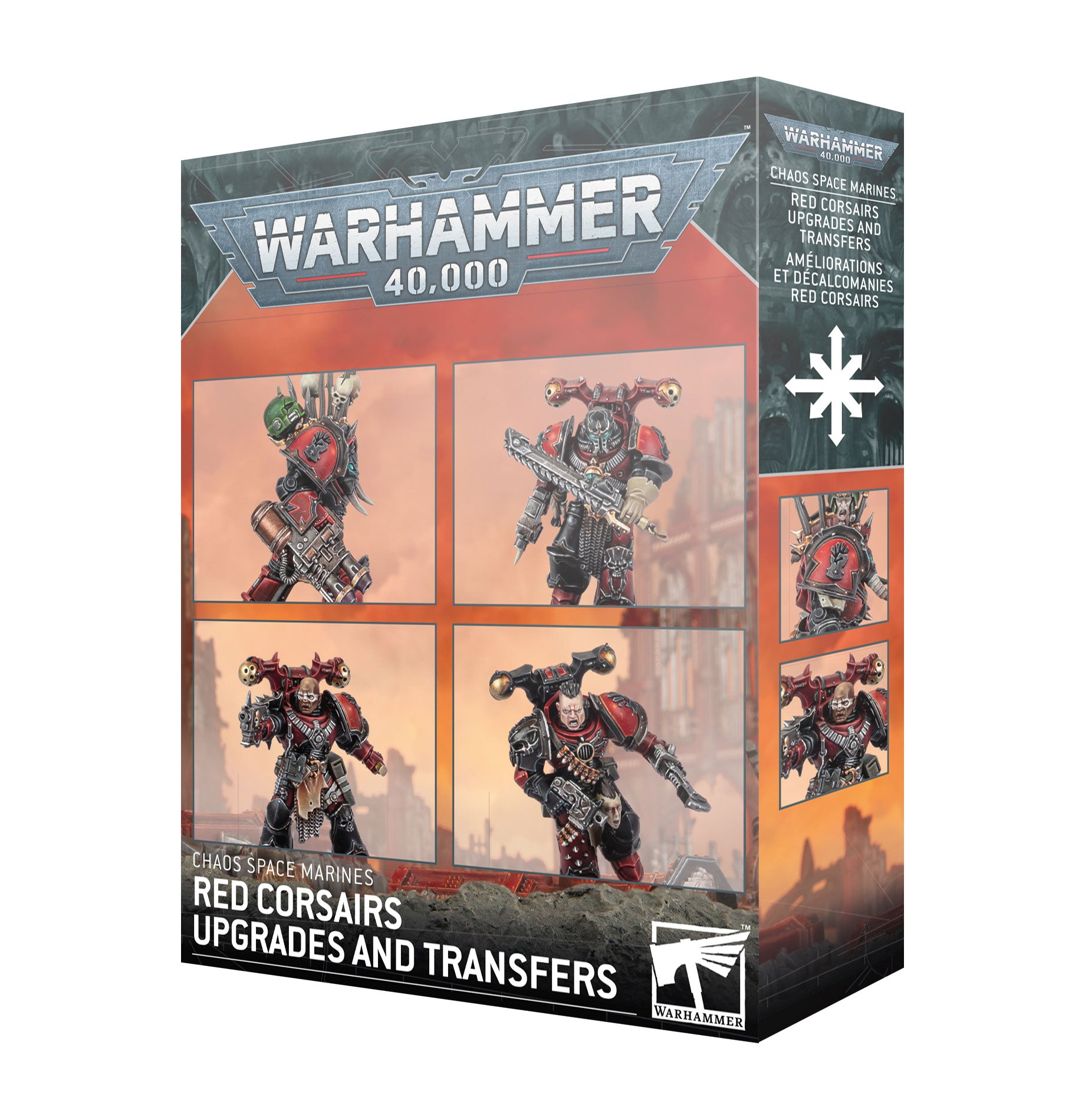 WARHAMMER 40K: CHAOS SPACE MARINES - Red Corsairs Upgrades and Transfers | Boutique FDB