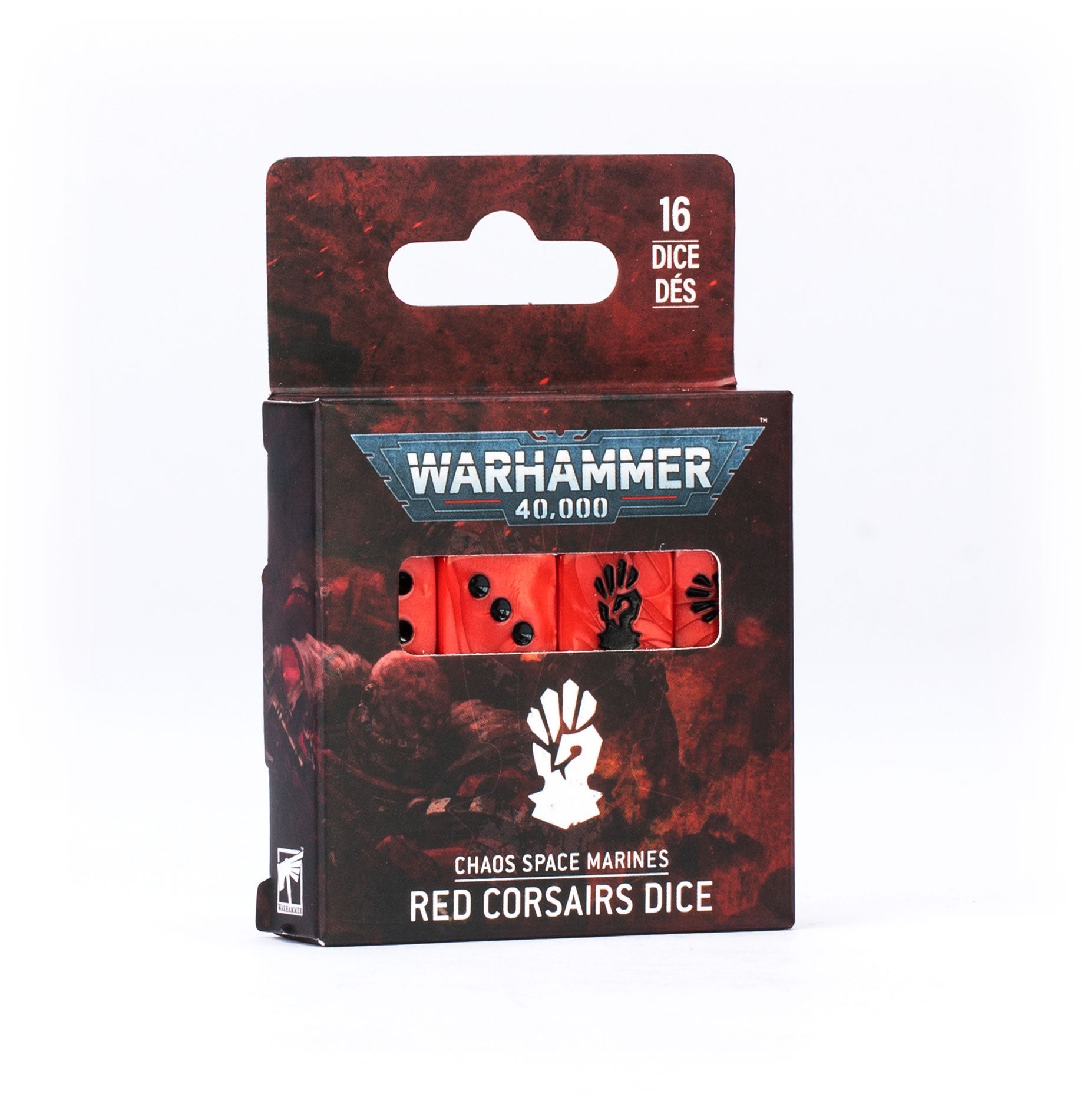 Warhammer40k - Chaos Space Marines - Red Corsairs Dice | Boutique FDB