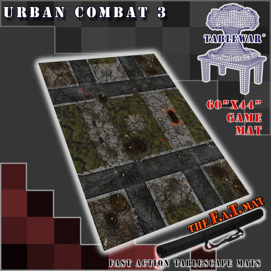 F.A.T. MATS: Urban Combat 60"x44" | Boutique FDB