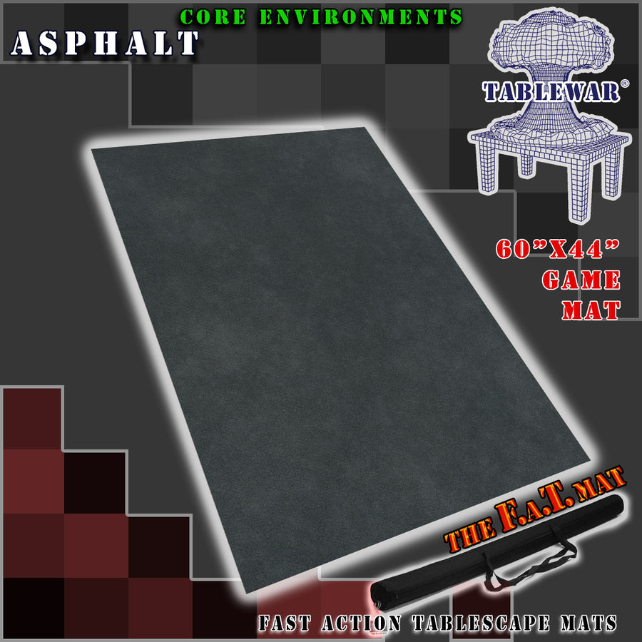 F.A.T. MATS: Core Environment Asphalt 60"x44" | Boutique FDB