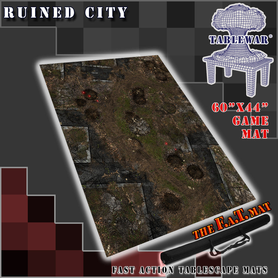 F.A.T. MATS: RUINED CITY 60"x44" | Boutique FDB