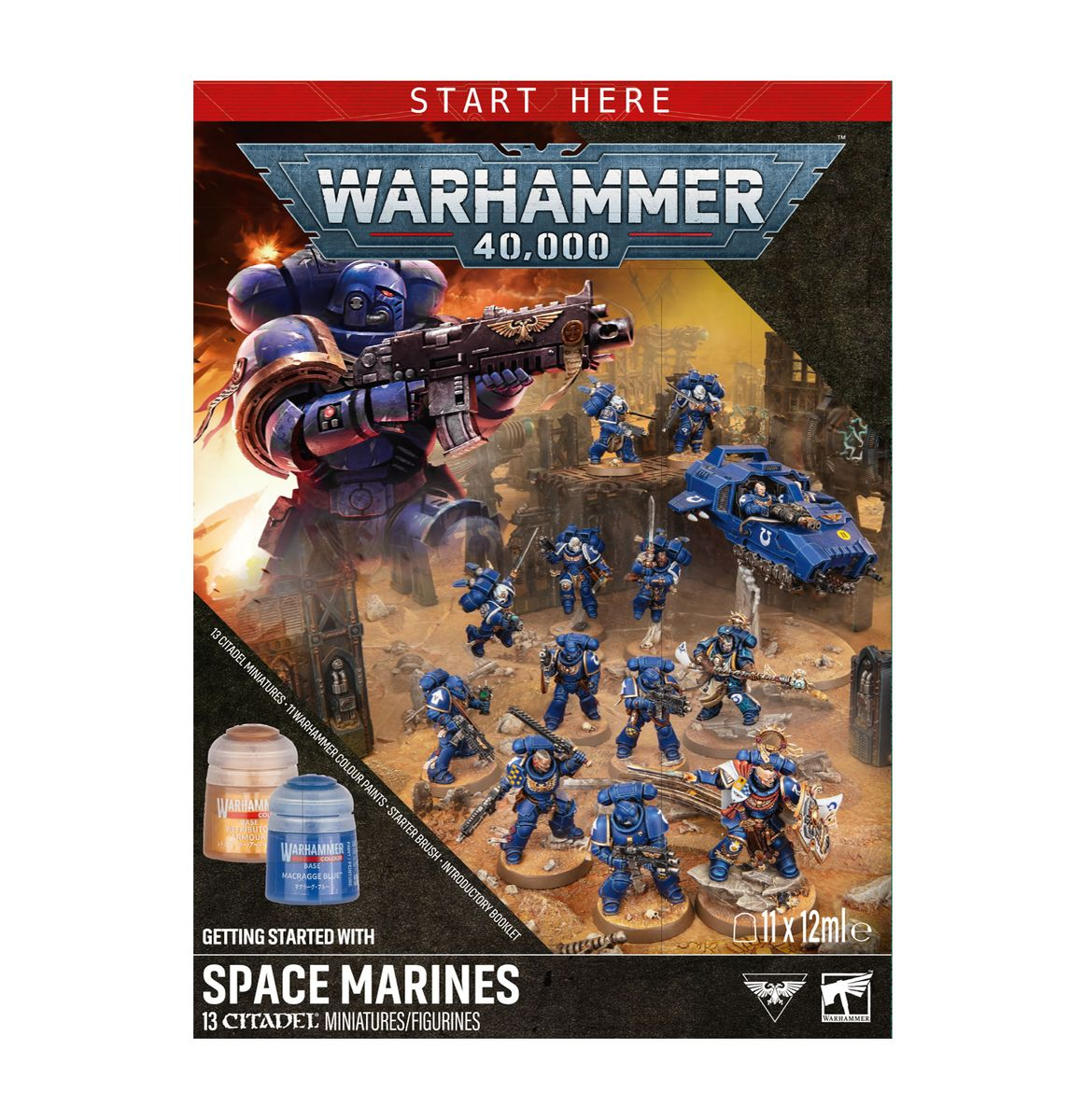Warhammer 40,000 Getting Started with Space Marines | Boutique FDB