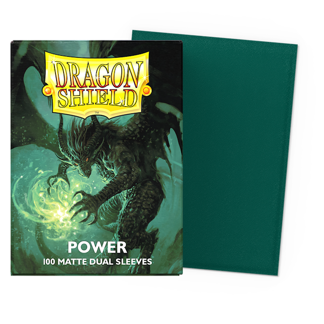 Dragon Shield Matte Sleeves - Dual - Power (100) | Boutique FDB