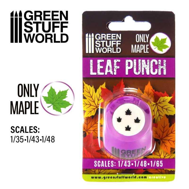 Green Stuff World : Leaf Punch - Medium Purple | Boutique FDB