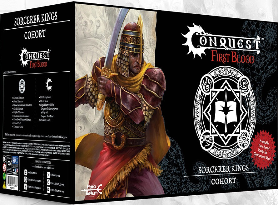 CONQUEST: SORCERER KINGS FIRST BLOOD COHORT STARTER SET | Boutique FDB