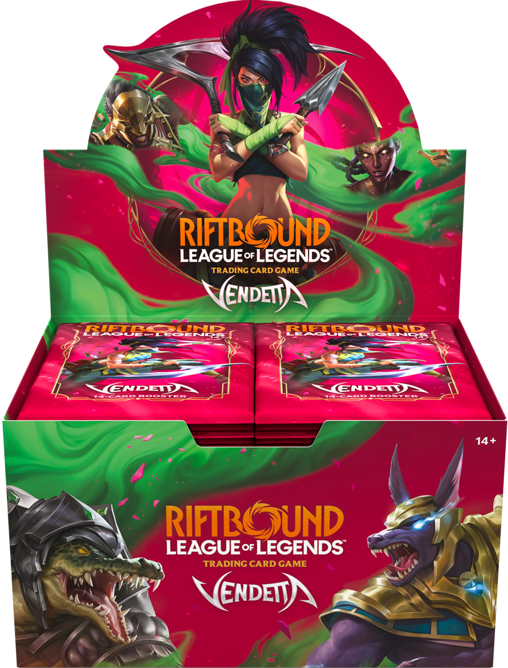 RIFTBOUND LEAGUE OF LEGENDS TCG VENDETTA BOOSTER DISPLAY | Boutique FDB