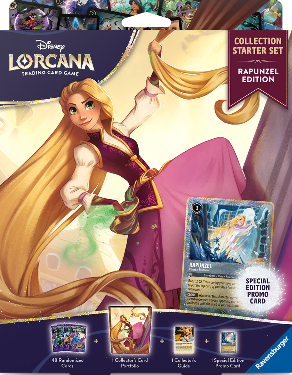 DISNEY LORCANA SET 13 RAPUNZEL COLLECTION STARTER SET | Boutique FDB