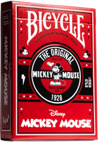 Bicycle Playing Cards - DISNEY CLASSIC MICKEY RED | Boutique FDB