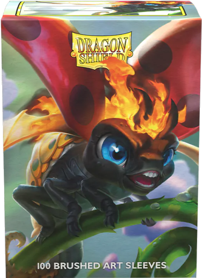 DRAGON SHIELD SLEEVES BRUSHED ART THE BURNBUG 100CT | Boutique FDB