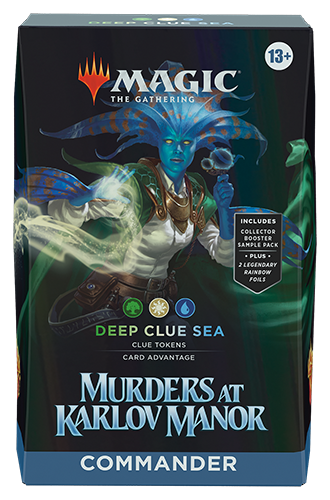 MTG : MURDERS AT KARLOV MANOR - COMMANDER DECK DEEP CLUE SEA | Boutique FDB