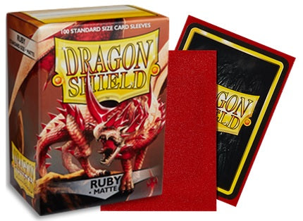 Dragon Shield Matte Sleeves - Ruby (100) | Boutique FDB
