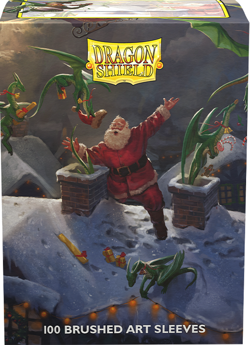 DRAGON SHIELD SLEEVES CHRISTMAS 2023 100CT | Boutique FDB
