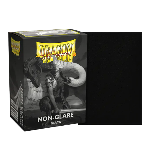 Dragon Shield Matte Sleeves - Non-Glare Black (100) | Boutique FDB