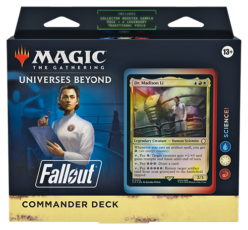 MTG : UNIVERSE BEYOND FALLOUT - COMMANDER DECK SCIENCE! | Boutique FDB