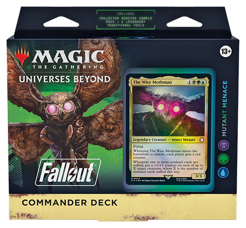 MTG : UNIVERSE BEYOND FALLOUT - COMMANDER DECK MUTANT MENACE | Boutique FDB