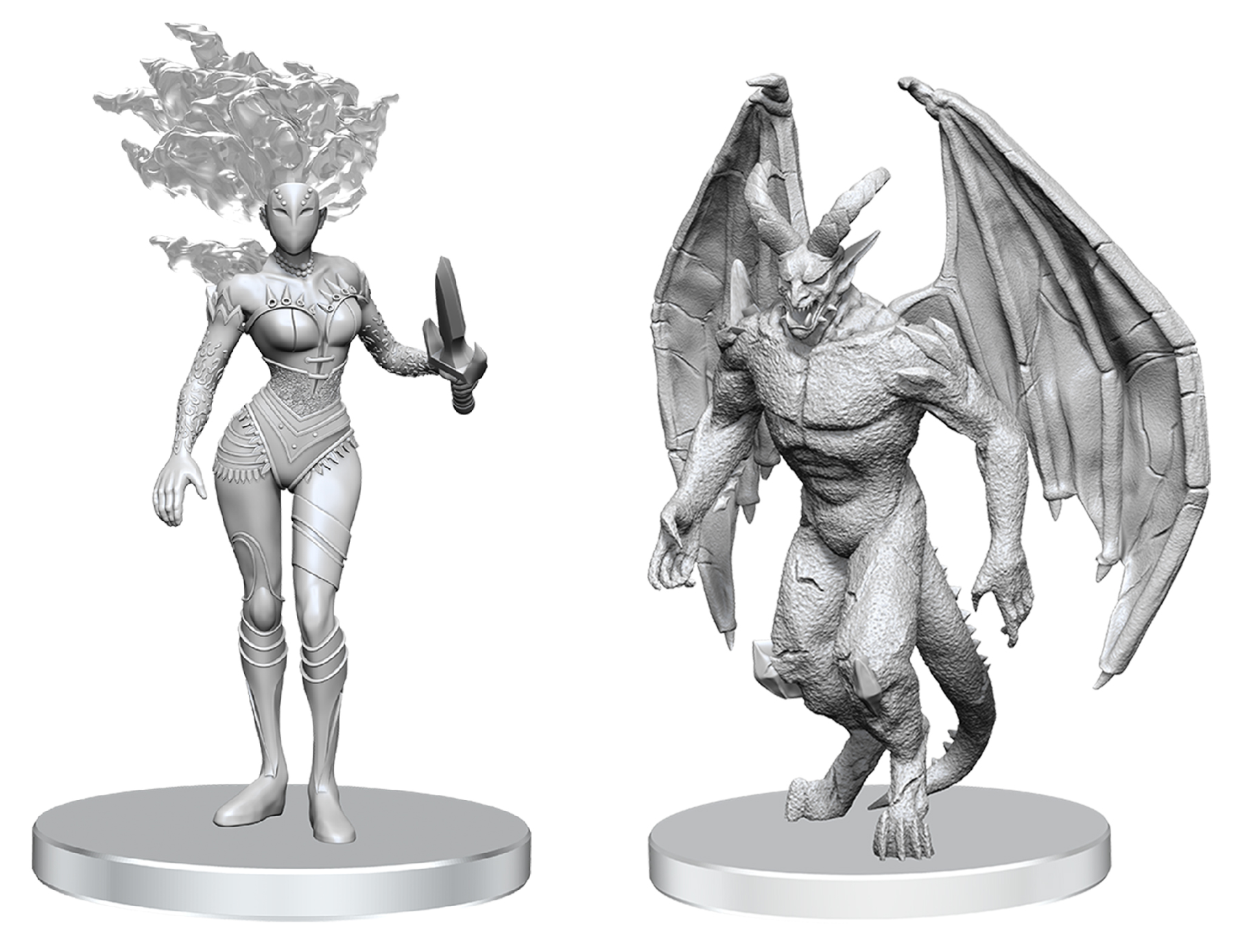 PF UNPAINTED MINIS WV27 GARGOYLE & SHAE | Boutique FDB