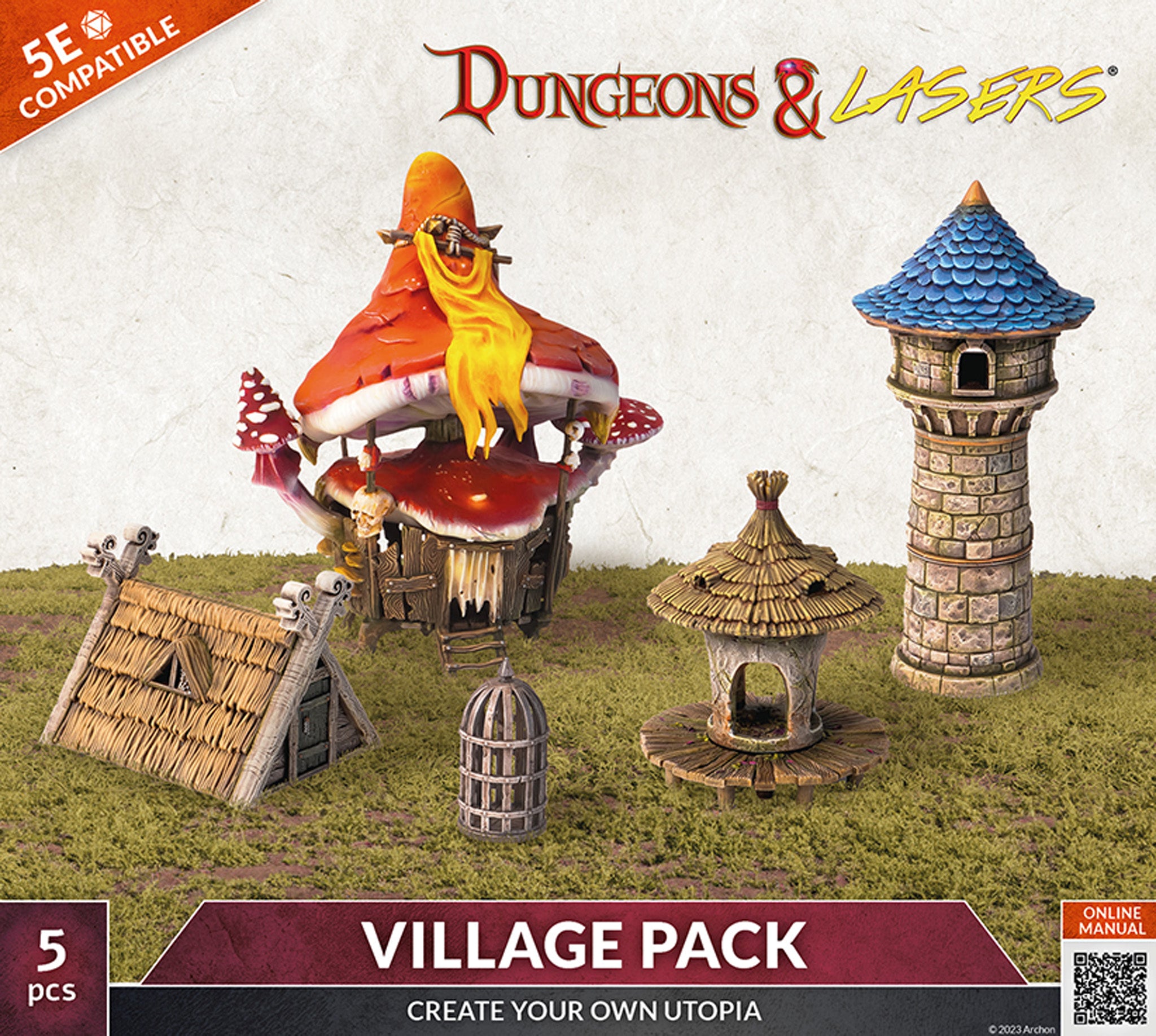 Dungeon & Lasers : Village Pack | Boutique FDB