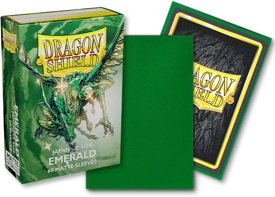 Dragon Shield Matte Japanese Emerald (60) | Boutique FDB
