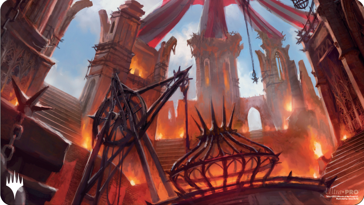 MTG : Playmat - Ravnica Remastered - Cult of Rakdos | Boutique FDB