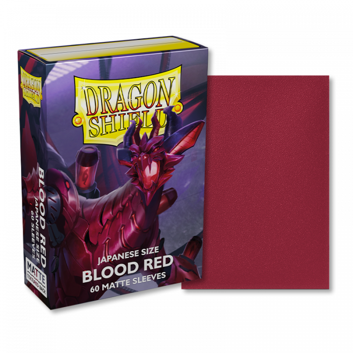 Dragon Shield Matte Japanese Blood Red (60) | Boutique FDB