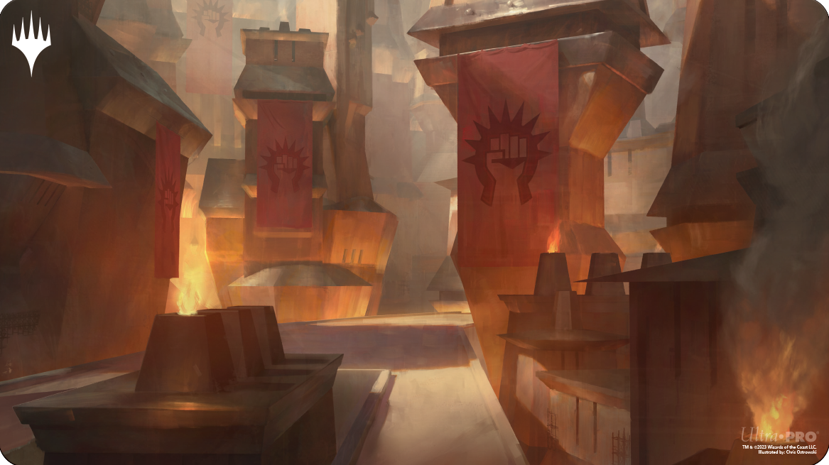 MTG : Playmat - Ravnica Remastered - Boros Legion | Boutique FDB
