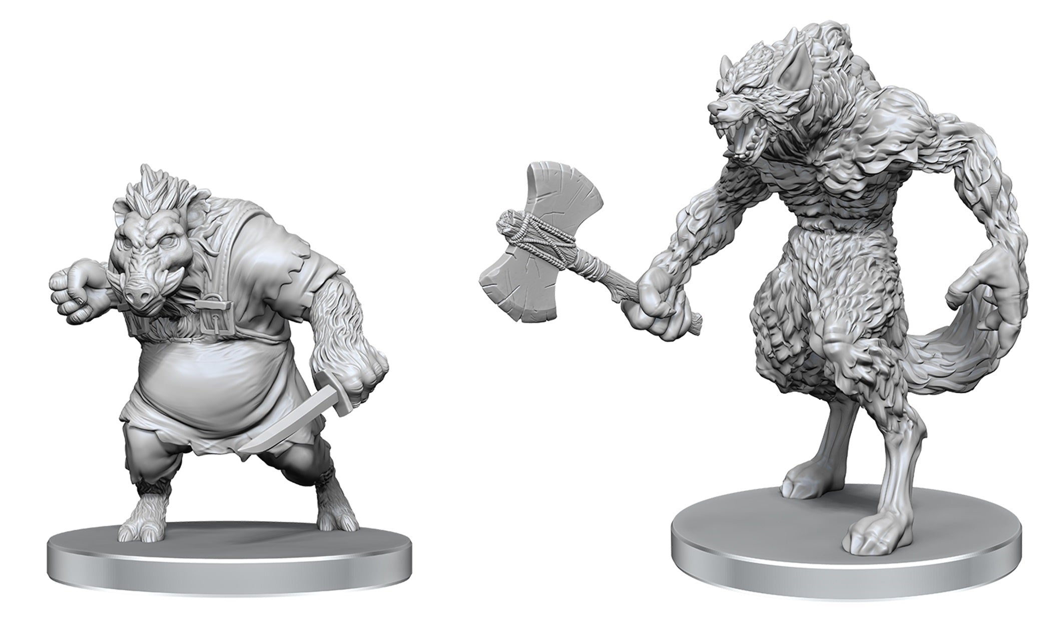 PF UNPAINTED MINIS WV26 WEREWOLF & WEREBOAR | Boutique FDB