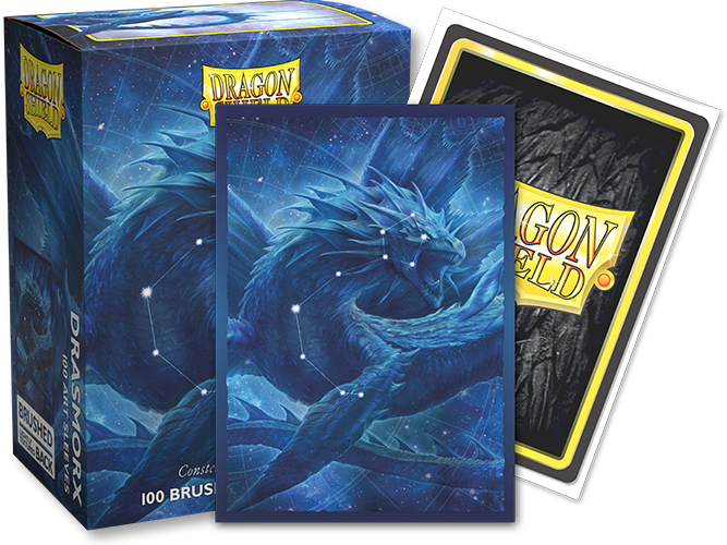 Dragon Shield Brushed Art Sleeves - Constellations of Arcania Drasmorx (100) | Boutique FDB