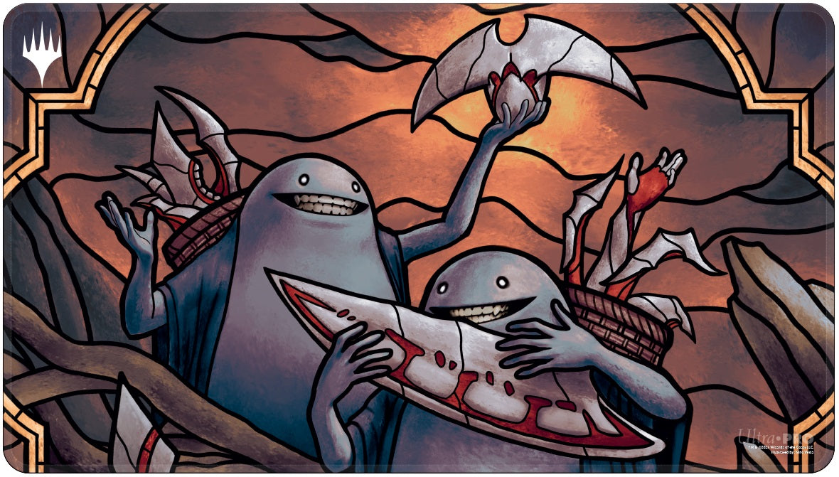 MTG : Playmat - March of the Machine Aftermath, White Stitched - V3 | Boutique FDB
